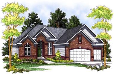 2-Bedroom, 2397 Sq Ft Ranch Home Plan - 101-1109 - Main Exterior