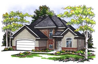 3-Bedroom, 1980 Sq Ft Craftsman House Plan - 101-1140 - Front Exterior