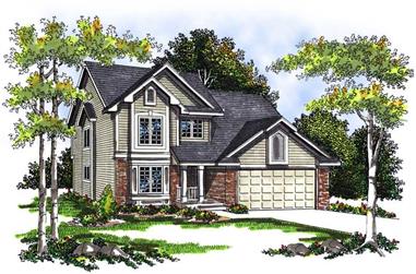 4-Bedroom, 2142 Sq Ft Country Home Plan - 101-1143 - Main Exterior