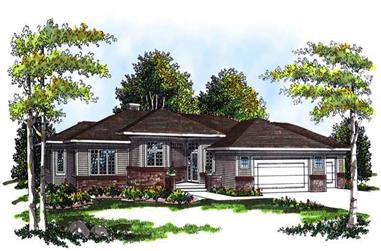 3-Bedroom, 1947 Sq Ft Craftsman Home Plan - 101-1147 - Main Exterior