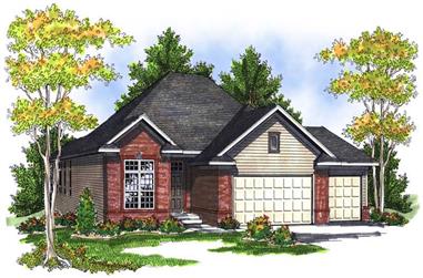 4-Bedroom, 2787 Sq Ft Ranch House Plan - 101-1160 - Front Exterior