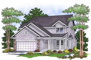 3-Bedroom, 2310 Sq Ft Ranch House Plan - 101-1175 - Front Exterior