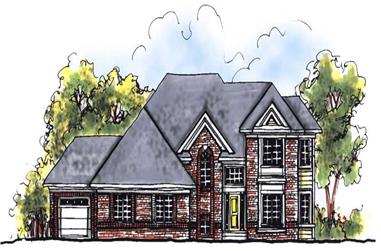 4-Bedroom, 2795 Sq Ft Ranch Home Plan - 101-1183 - Main Exterior