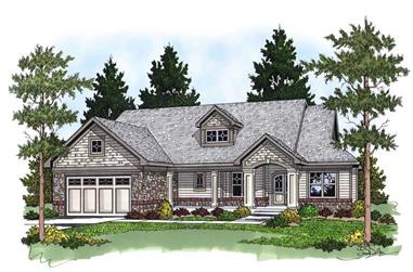 3-Bedroom, 1920 Sq Ft Country Home Plan - 101-1200 - Main Exterior