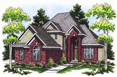 3-Bedroom, 2472 Sq Ft Craftsman House Plan - 101-1210 - Front Exterior