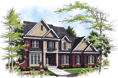 3-Bedroom, 2706 Sq Ft Country House Plan - 101-1311 - Front Exterior