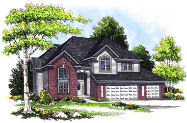 4-Bedroom, 2723 Sq Ft Craftsman House Plan - 101-1313 - Front Exterior