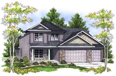 4-Bedroom, 2257 Sq Ft Country House Plan - 101-1423 - Front Exterior