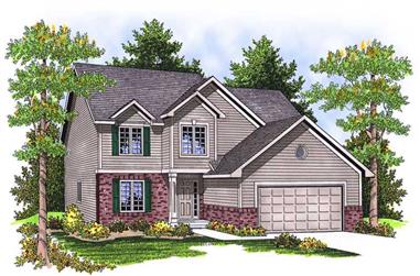 4-Bedroom, 2098 Sq Ft Craftsman Home Plan - 101-1503 - Main Exterior