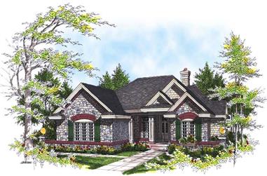 3-Bedroom, 1912 Sq Ft Craftsman House Plan - 101-1504 - Front Exterior