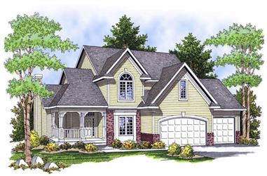 4-Bedroom, 2372 Sq Ft Craftsman Home Plan - 101-1513 - Main Exterior