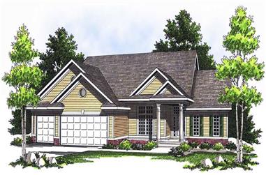 2-Bedroom, 2120 Sq Ft Ranch House Plan - 101-1529 - Front Exterior