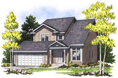 3-Bedroom, 1585 Sq Ft Craftsman House Plan - 101-1613 - Front Exterior