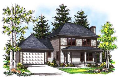 3-Bedroom, 1561 Sq Ft Country Home Plan - 101-1631 - Main Exterior