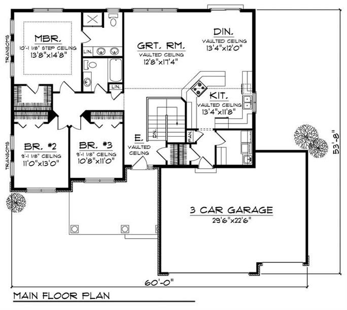 Country Home with 3 Bdrms, 1664 Sq Ft | House Plan #101-1656