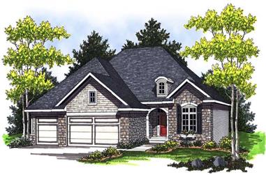 2-Bedroom, 2079 Sq Ft Ranch Home Plan - 101-1662 - Main Exterior