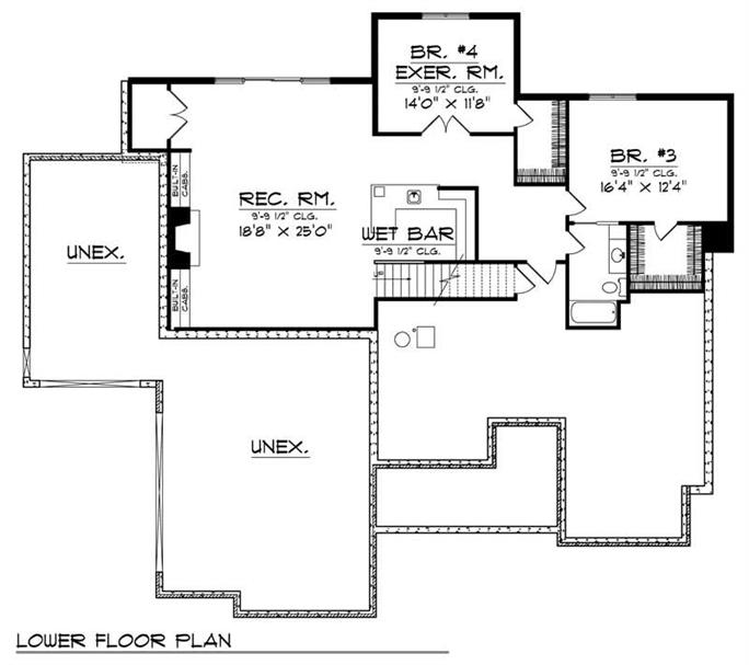 Ranch Home with 4 Bdrms, 3600 Sq Ft | House Plan #101-1699