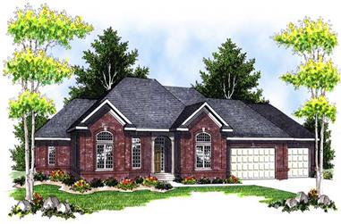 2-Bedroom, 2295 Sq Ft Ranch Home Plan - 101-1708 - Main Exterior