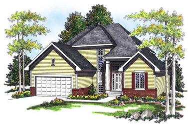 3-Bedroom, 1872 Sq Ft Craftsman Home Plan - 101-1737 - Main Exterior