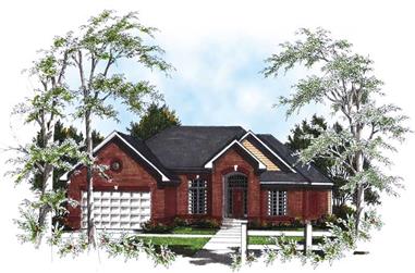 3-Bedroom, 2234 Sq Ft Ranch House Plan - 101-1751 - Front Exterior