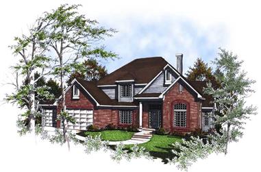 3-Bedroom, 2650 Sq Ft Craftsman House Plan - 101-1754 - Front Exterior