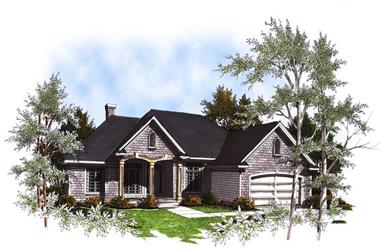 3-Bedroom, 2238 Sq Ft Ranch House Plan - 101-1772 - Front Exterior