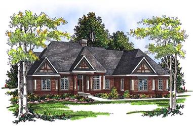 2-Bedroom, 2121 Sq Ft Ranch Home Plan - 101-1773 - Main Exterior