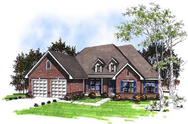 3-Bedroom, 2171 Sq Ft Country Home Plan - 101-1793 - Main Exterior