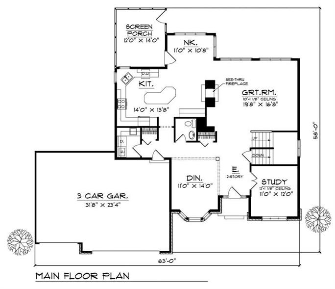 Craftsman Home with 4 Bdrms, 2800 Sq Ft | House Plan #101-1815