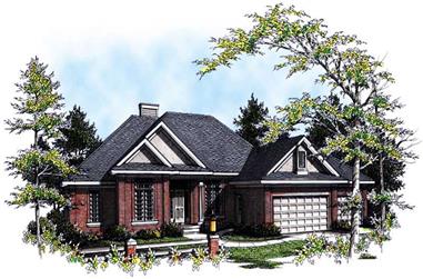 3-Bedroom, 2256 Sq Ft Ranch House Plan - 101-1831 - Front Exterior