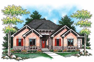 2-Bedroom, 2016 Sq Ft Ranch Home Plan - 101-1865 - Main Exterior