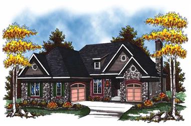 2-Bedroom, 1895 Sq Ft Country Home Plan - 101-1867 - Main Exterior