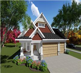 Ranch House Plan - 2 Bedrms, 2.5 Baths - 1364 Sq Ft - #101-1901