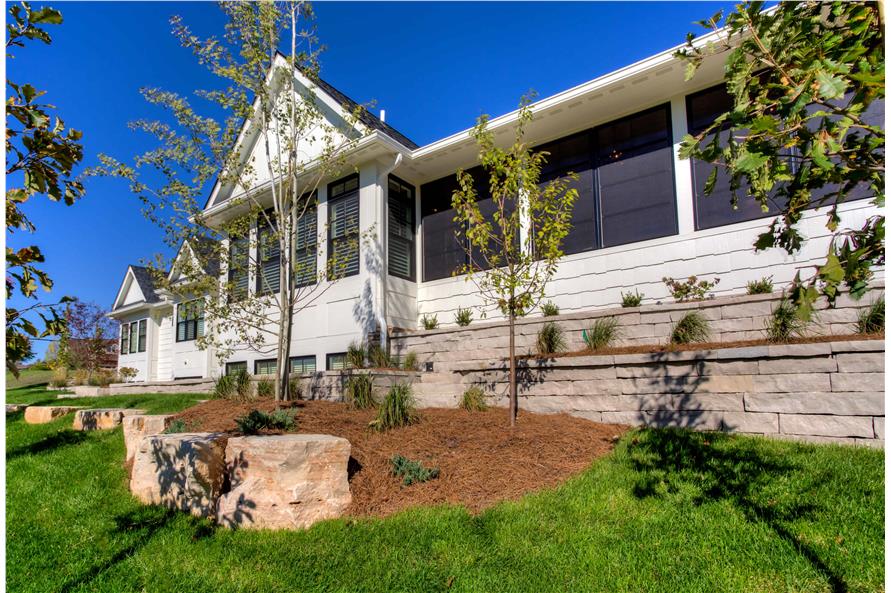 Rear View of this 3-Bedroom,2784 Sq Ft Plan -101-1980