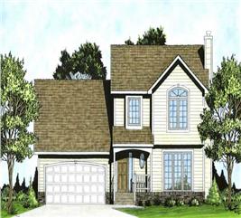 Small House Plans Home Plan - 3 Bedrms, 2 Baths - 1343 Sq Ft - #103-1014