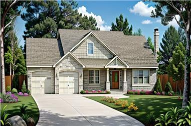 2-Bedroom, 1150 Sq Ft Ranch Home-  Plan #103-1020 - Main Exterior