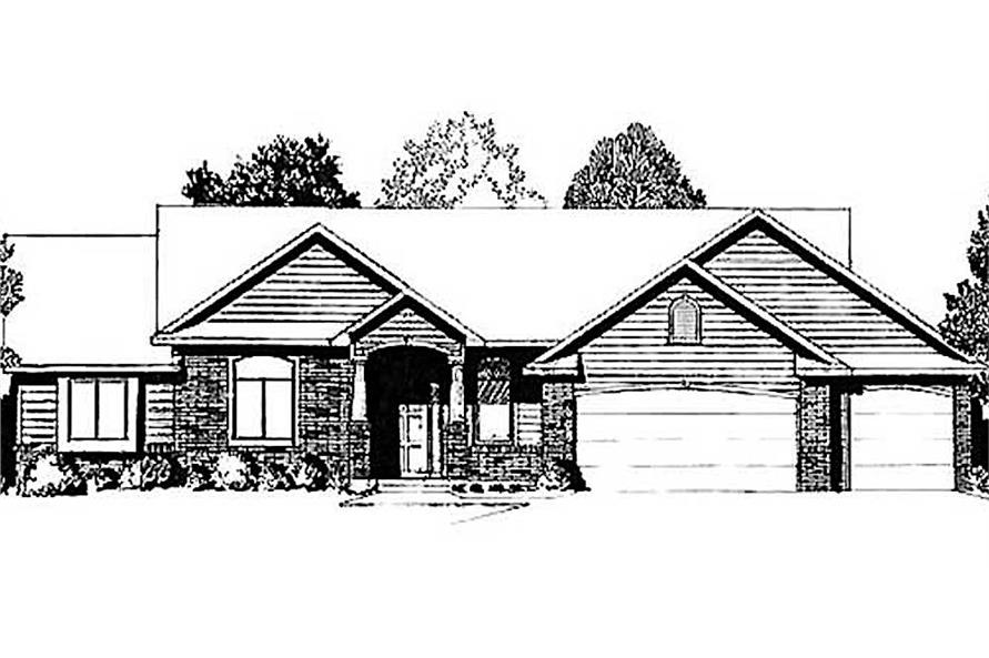 Ranch Home With 3 Bdrms 1540 Sq Ft House Plan 103 1066