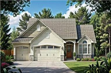 3-Bedroom, 1206 Sq Ft Traditional Home - Plan #103-1122 - Main Exterior