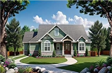 2-Bedroom, 1360 Sq Ft Craftsman Home - Plan #103-1132 - Main Exterior