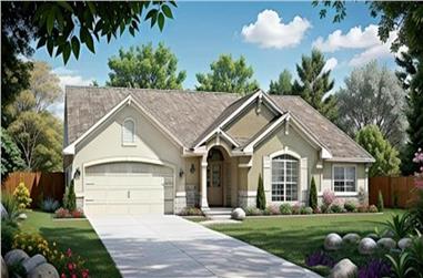 2-Bedroom, 1400 Sq Ft Ranch Home - Plan #103-1137 - Main Exterior