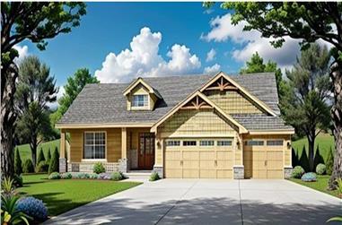 3-Bedroom, 1469 Sq Ft Craftsman Home - Plan #103-1143 - Main Exterior