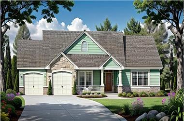 3-Bedroom, 1484 Sq Ft Country House - Plan #103-1146 - Front Exterior