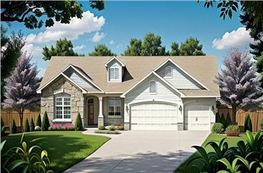 3-Bedroom, 1500 Sq Ft Ranch Home - Plan #103-1148 - Main Exterior