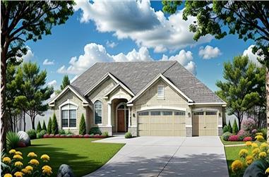 3-Bedroom, 1602 Sq Ft Ranch Home - Plan #103-1154 - Main Exterior