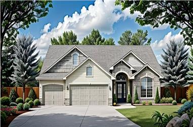 3-Bedroom, 1640 Sq Ft Traditional Home - Plan #103-1160 - Main Exterior