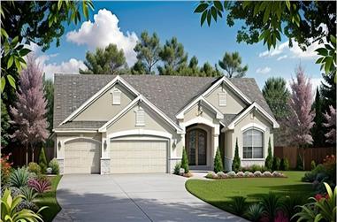 3-Bedroom, 2051 Sq Ft Traditional Home - Plan #103-1163 - Main Exterior