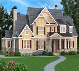 Ranch Floor Plan - 5 Bedrms, 4 Baths - 3525 Sq Ft - #104-1074