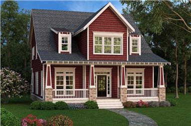 4-Bedroom, 2707 Sq Ft Country House Plan - 104-1152 - Front Exterior