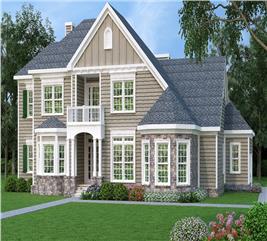 Southern House Plan #104-1178: 4 Bedrm, 2872 Sq Ft Home | ThePlanCollection