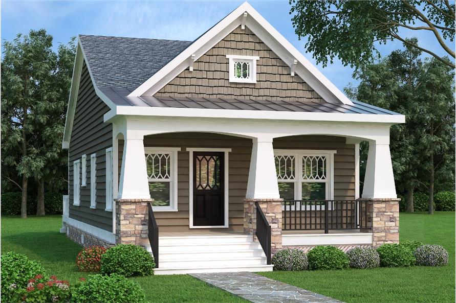 Bungalow House Plan 104 1195 2 Bedrm 966 Sq Ft Home ThePlanCollection